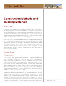 Construction Methods and Building Materials