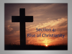 Section 4: Rise of Christianity