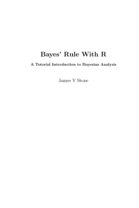 Bayes` Rule With R - James V Stone