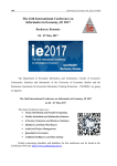 The 16th International Conference on Informatics in Economy, IE 2017