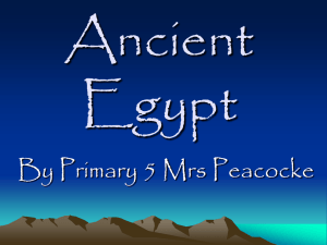 Ancient Egypt - Waringstown Primary School