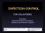 infection control - Women`s and Children`s Hospital