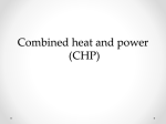 Combined heat and power - e