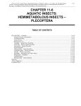 Chapter 11-6 Aquatic Insects: Hemimetabolous