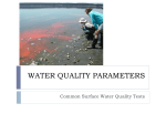 WATER QUALITY PARAMETERS
