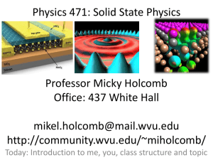 Multielectron Atoms * The Independent Particle Approximation