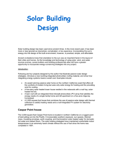 Solar Building Design