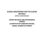 GLOGAL MEGATRENDS AND THE SLOVAK REPUBLIC Open