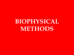 biophysical methods 2