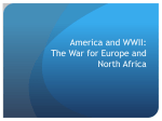 America and WWII: The War for Europe and North