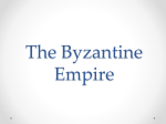 The Byzantine Empire - Cabarrus County Schools