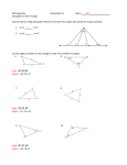 Midsegment Theorem—The segment connecting the