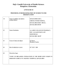 Exclusion criteria - Rajiv Gandhi University of Health Sciences