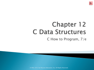 C Data Structures