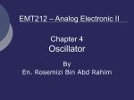 chapter #4 - oscillator