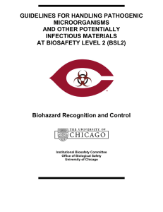 University of Chicago Biosafety Manual
