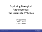 Biological Anthropology: The Natural History of Humankind