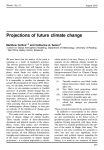 Projections of future climate change