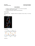 Alpha helices and beta sheet structures