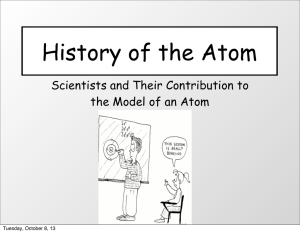 History of the Atom