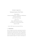 Axiomatic Approach to Topological Quantum Field Theory
