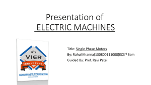 Single Phase Motors