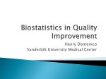 Biostatistics in Quality Improvement