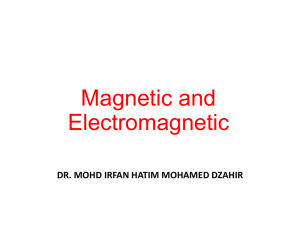 Lecture Magnetic Circuit