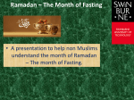 Ramadan – The Month of Fasting