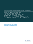 the emergence of immuno-oncology in clinical cancer research