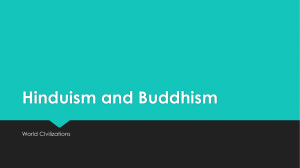Hinduism and Buddhism - Rowan County Schools