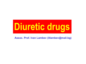 Diuretic drugs