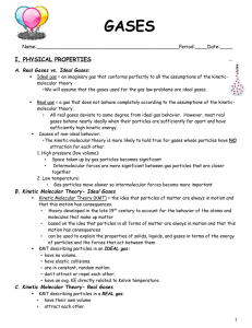 The Gas Laws