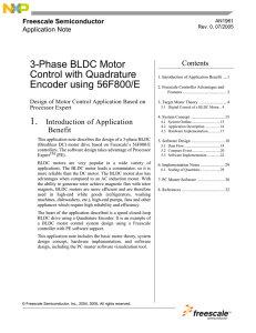 3-Phase BLDC Motor Control with Quadrature Encoder using