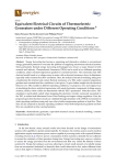 Equivalent Electrical Circuits of Thermoelectric Generators under