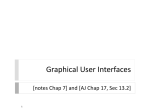 Graphical User Interfaces