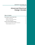 Advanced Electrical Design Models