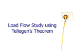 Load Flow Study using Tellegen`s Theorem