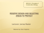 Chapter 10 - Reserve Design