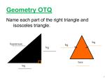 Triangles and Angles