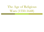 The Age of Religious Wars