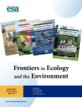 Frontiers in Ecology and the Environment - ESA Journals