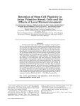 Retention of Stem Cell Plasticity in Avian Primitive Streak Cells and