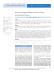 Histone Deacetylase Inhibitors in Cancer Therapy