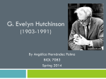 G. Evelyn Hutchinson