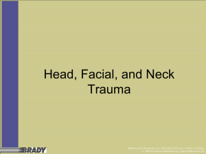 Head, Neck and Face Trauma