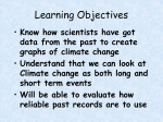 L10 Climate Change Long and Short Term Evidence