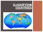 Classifying Countries