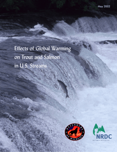 Effects of Global Warming on Trout and Salmon in U.S. Streams