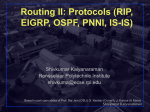 IP: Addresses and Forwarding - RPI ECSE